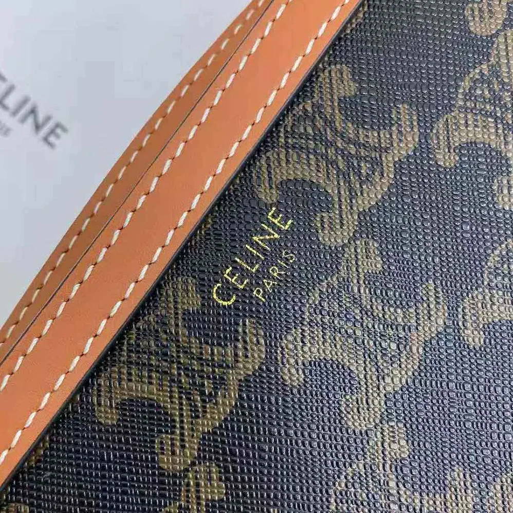 Celine Small Belt Bag in Triomphe Canvas for Women