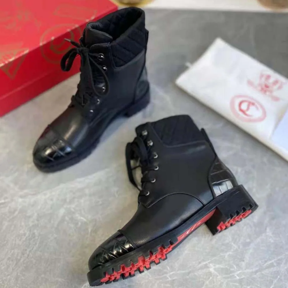 Christian Louboutin Mayr Boot for Women in Black Christian Louboutin Mayr Boot for Women in Black
