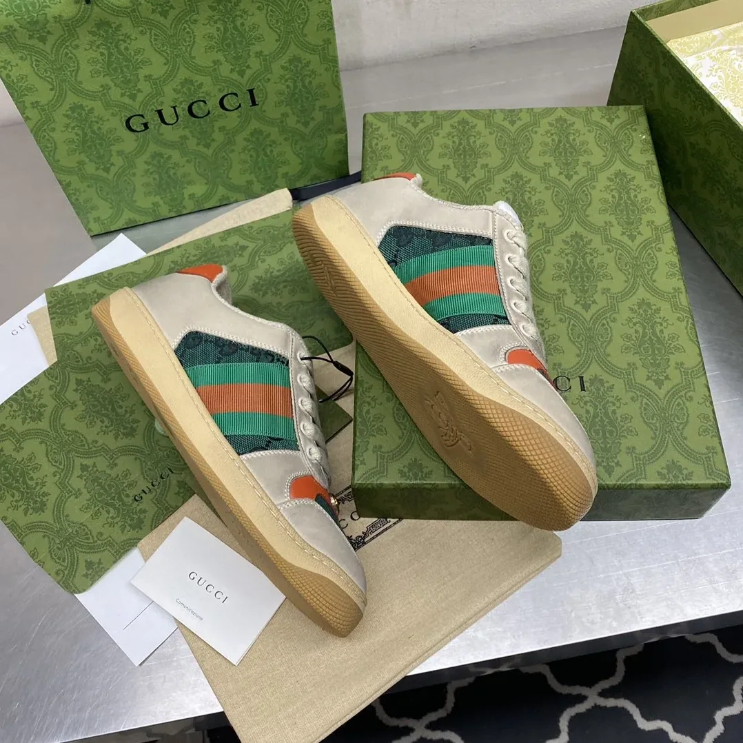 Gucci Screener Sneaker Beige Gucci Screener Sneaker Beige