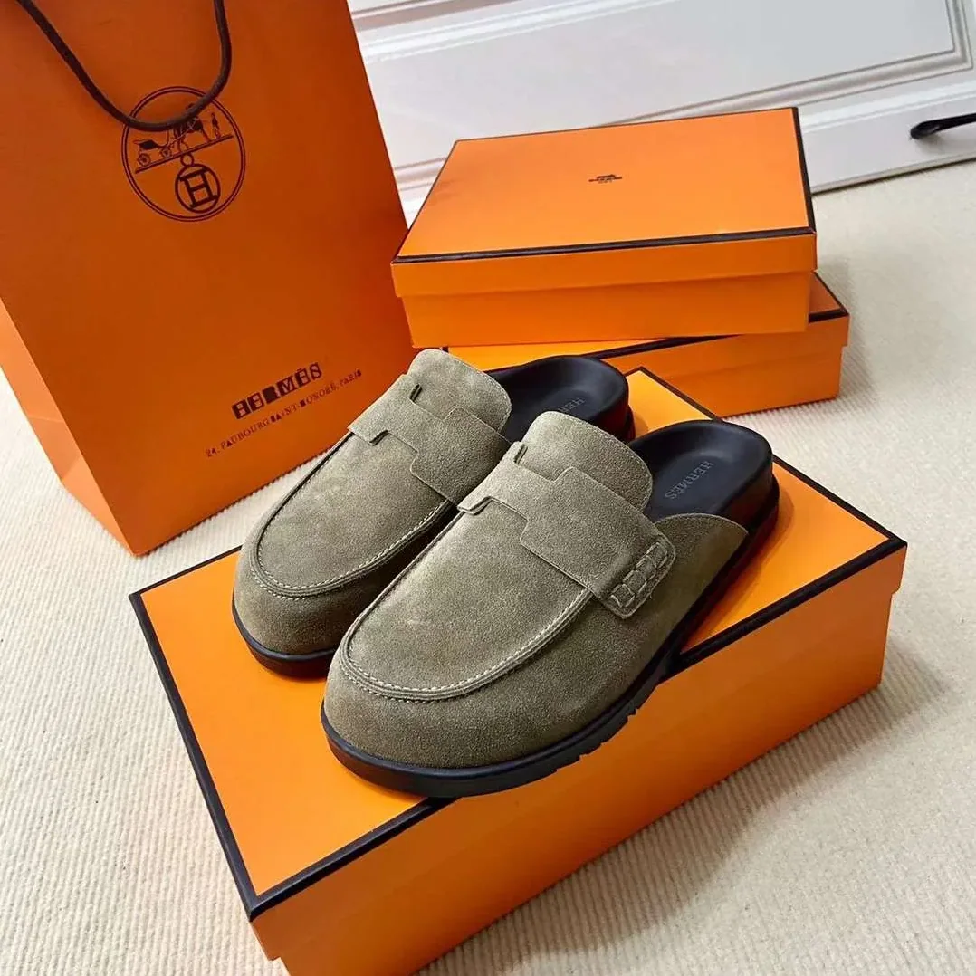 Hermes Go Mule Green