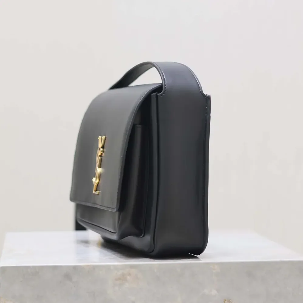 Saint Laurent YSL Niki Satchel In Leather for Women in Black Saint Laurent YSL Niki Satchel In Leather for Women in Black
