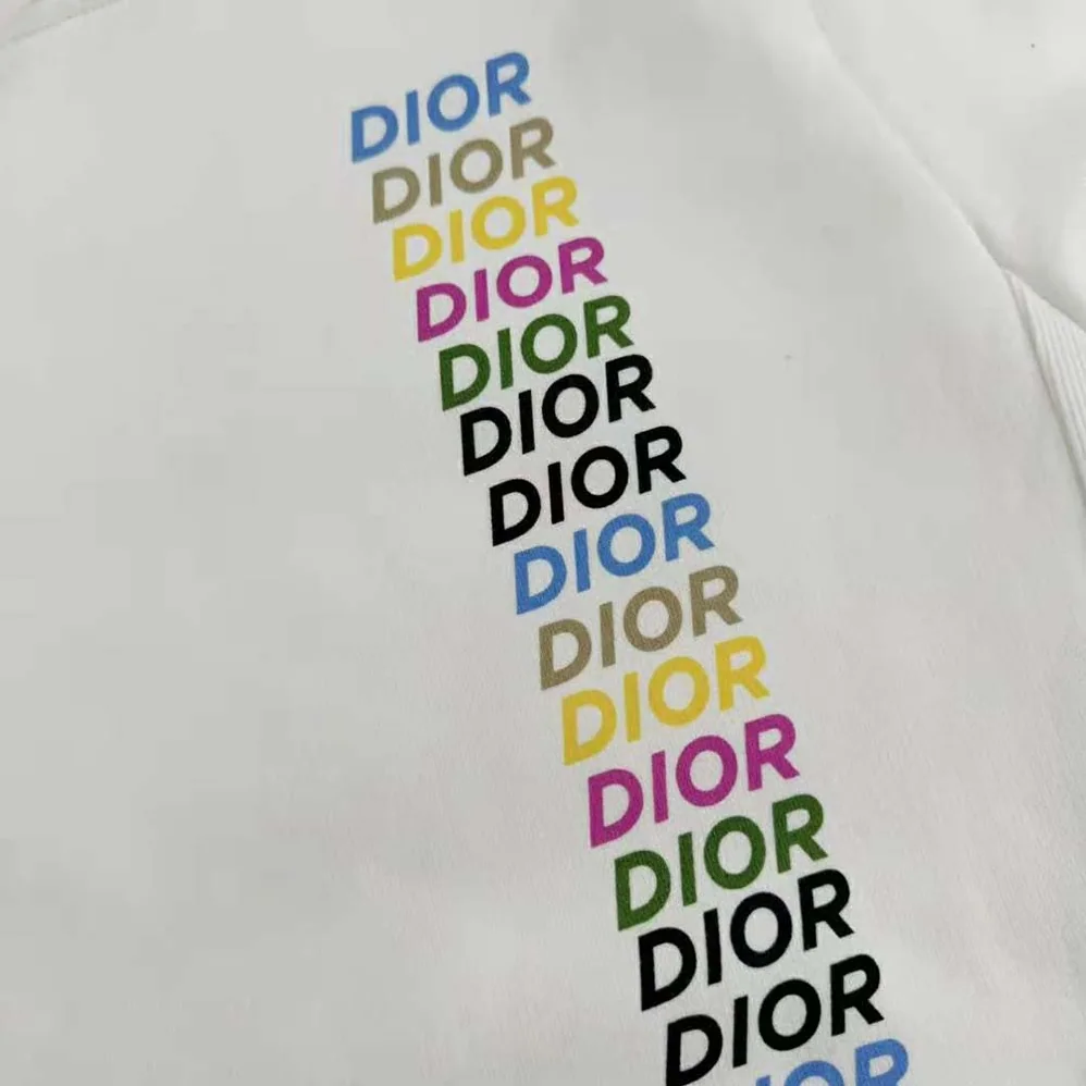 Dior Relaxed-fit Hooded Sweatshirt White Cotton Fleece for Men