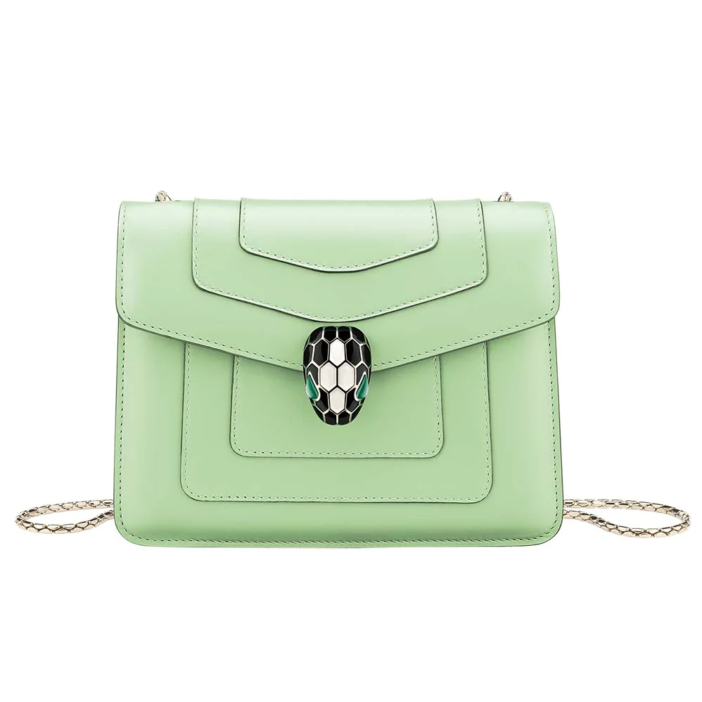 Bvlgari Serpenti Forever Crossbody Bag for Women in Green