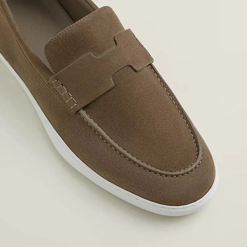 Hermes Job Loafers Etoupe Hermes Job Loafers Etoupe