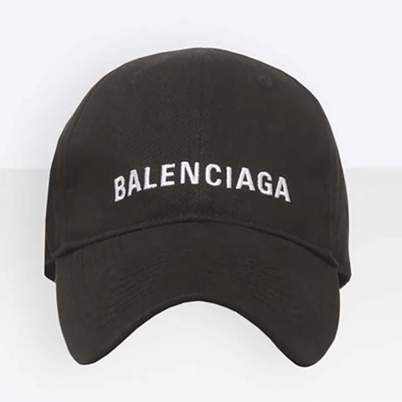 Balenciaga Classic Baseball Cap with Balenciaga Embroidered Logo for Unisex in Black