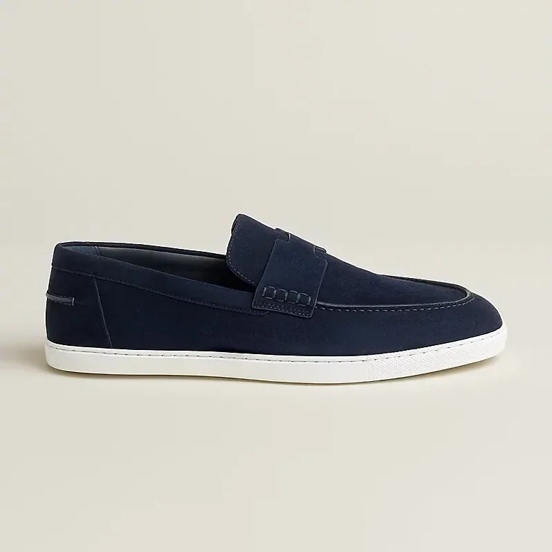 Hermes Job Loafers Marine Hermes Job Loafers Marine