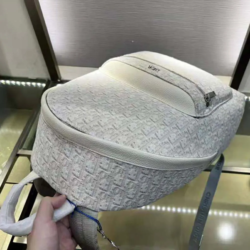 Dior Rider Backpack Beige Dior Oblique Jacquard for Men Dior Rider Backpack Beige Dior Oblique Jacquard for Men