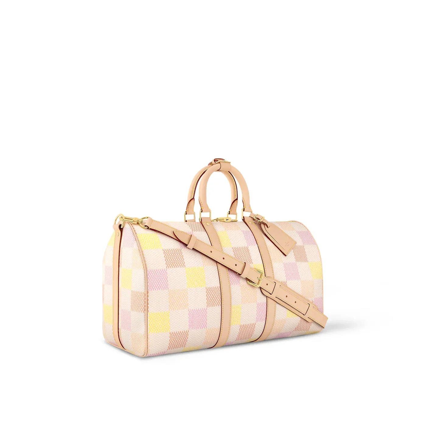 Louis Vuitton Keepall Bandouliere 45 Travel Bag in Multicolor Gold Hardware