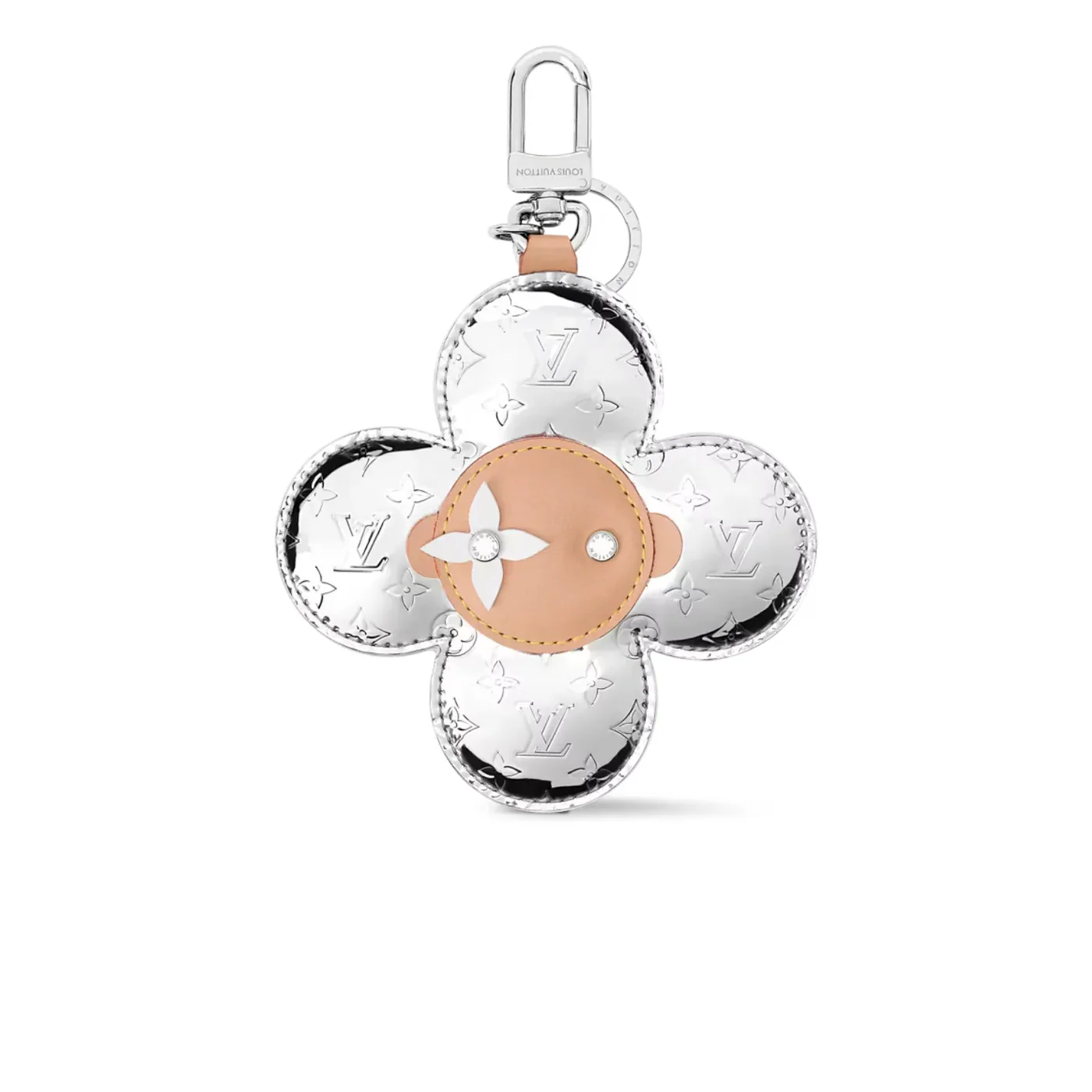 Louis Vuitton Vivienne Head Mng Mirror Key Holder Silver Hardware