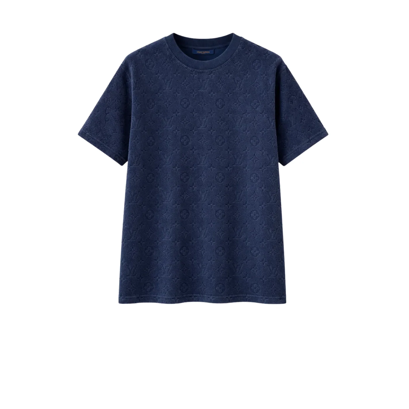 Louis Vuitton Monogram Toweling Effect T in Shirt Navy Louis Vuitton Monogram Toweling Effect T in Shirt Navy