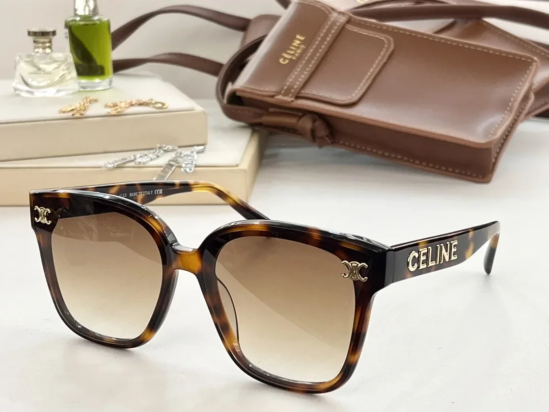 Celine Cat Eye Sunglasses Brown