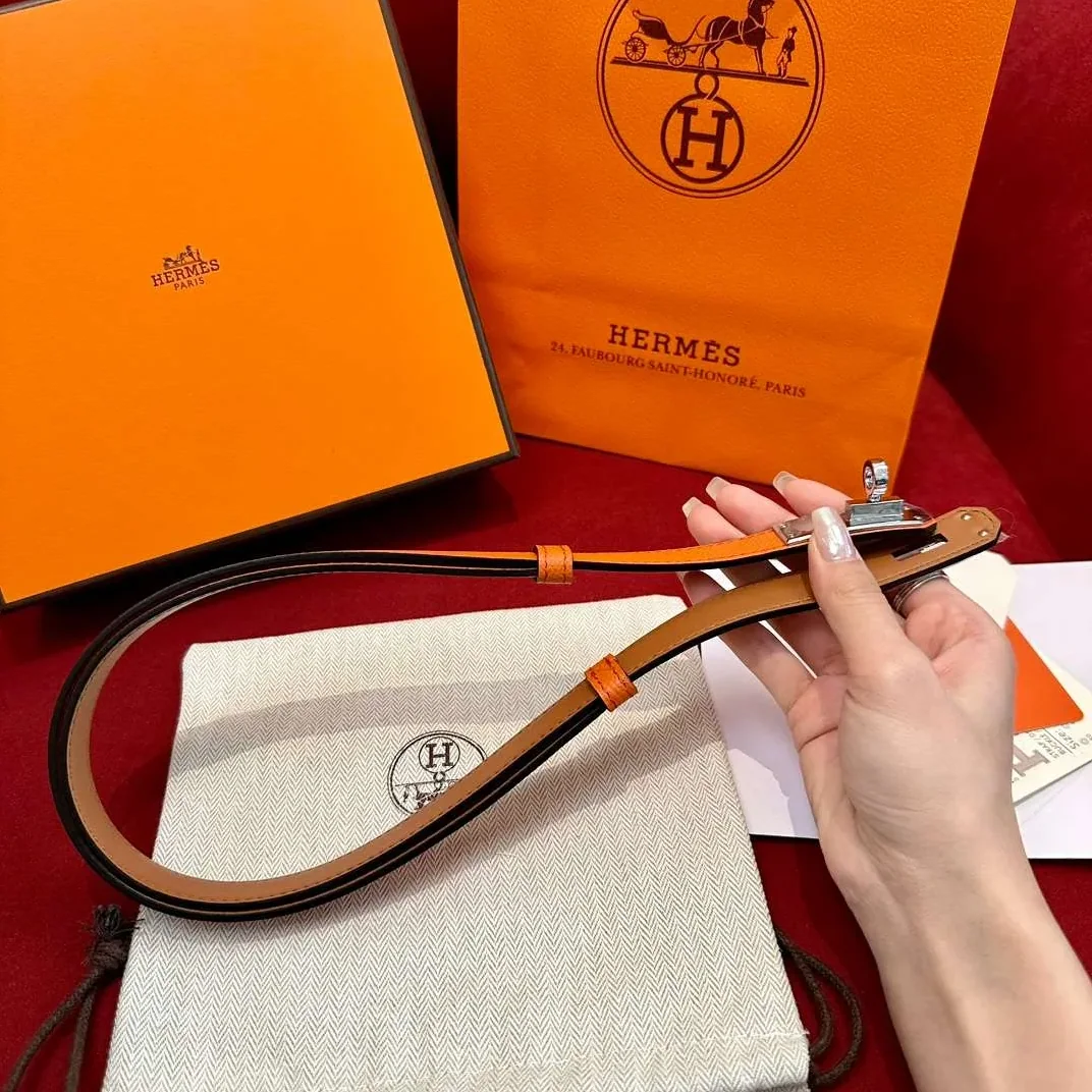 Hermes Kelly 18 Belt Brown Hermes Kelly 18 Belt Brown