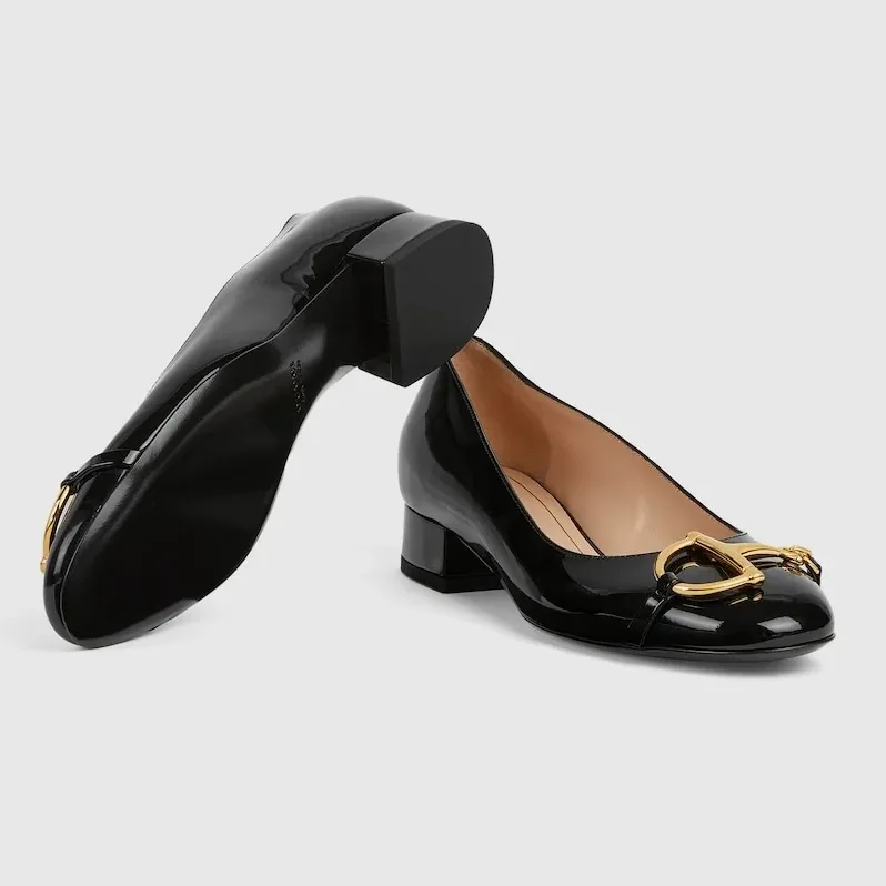 Gucci Ballet Flat With Half Horsebit Black