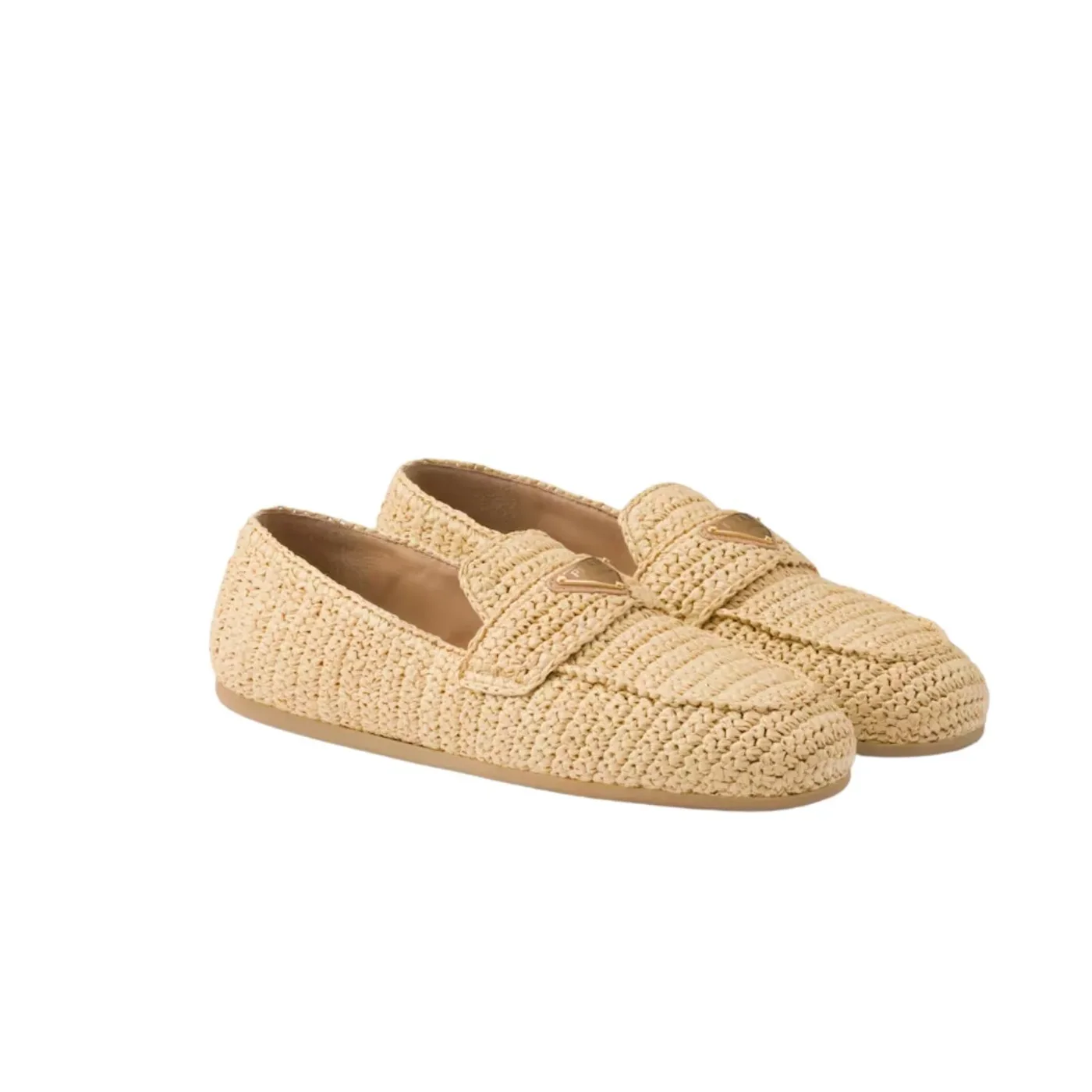 Prada Crochet Loafers Beige 1D437N_2C2T_F0018_F_005
