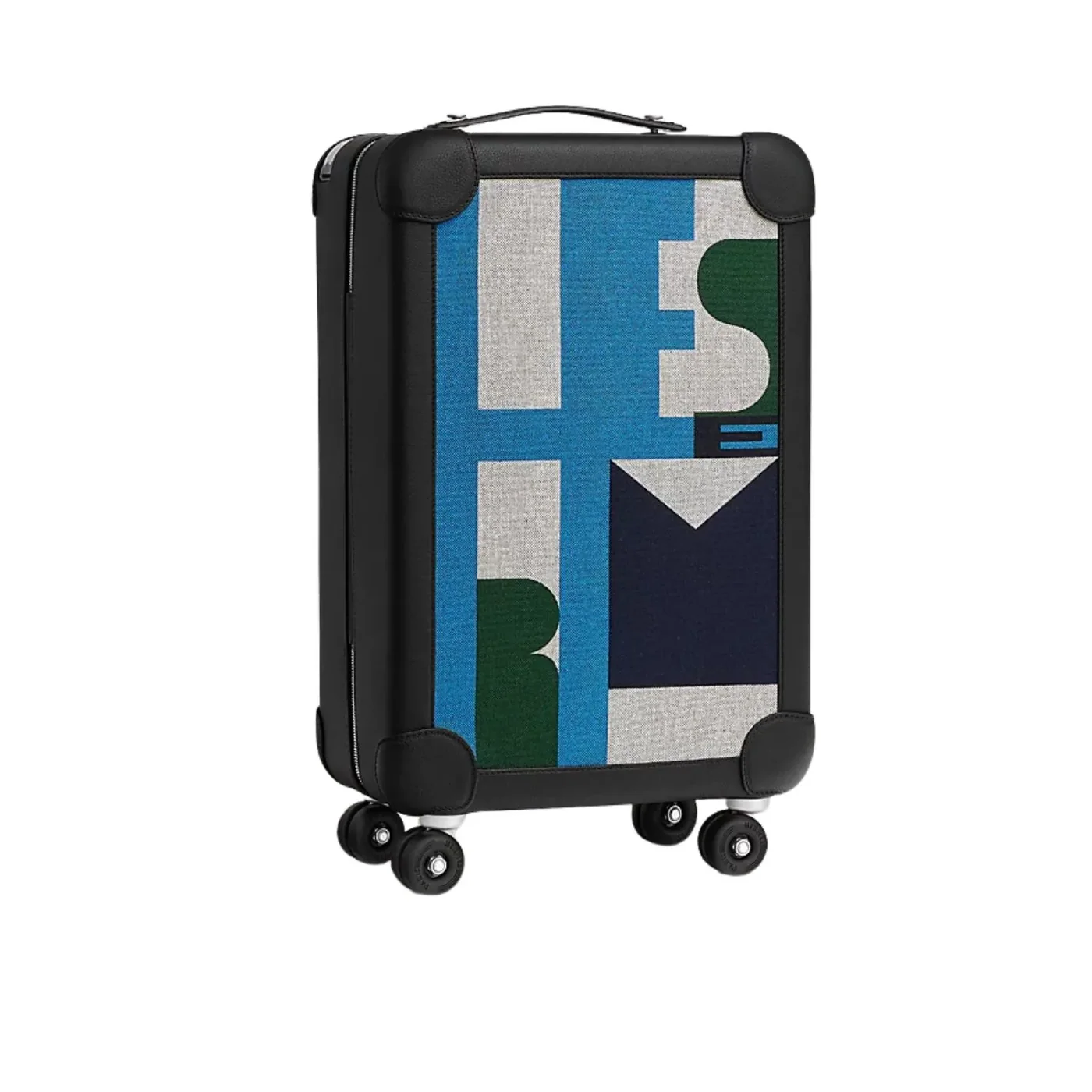 Hermes R.M.S Cabin Suitcase Blue Noir /