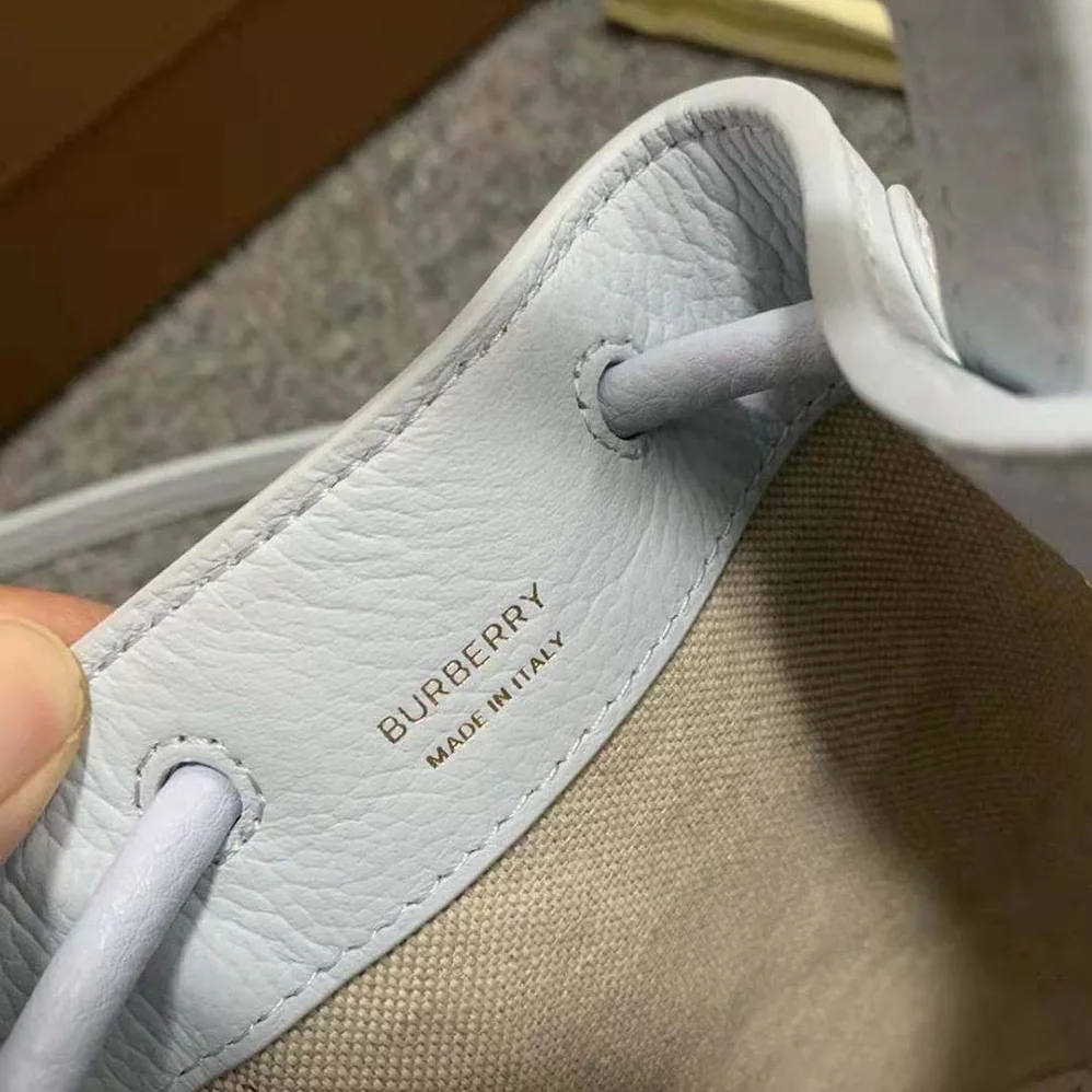 Burberry Mini TB Bucket Bag with the Thomas Burberry Monogram for Women Burberry Mini TB Bucket Bag with the Thomas Burberry Monogram for Women
