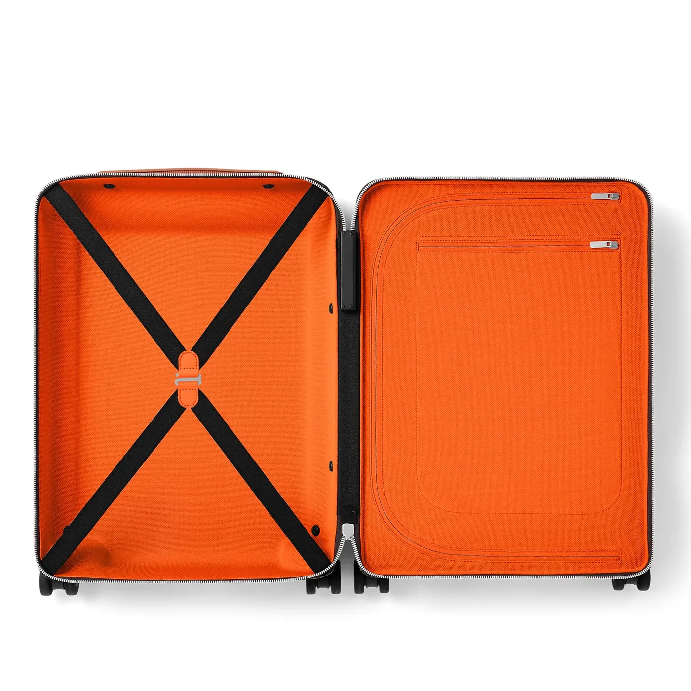 Louis Vuitton Horizon 55 Suitcase in Brown/ Orange Silver Hardware Louis Vuitton Horizon 55 Suitcase in Brown/ Orange Silver Hardware