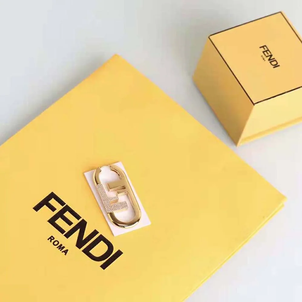Fendi O'lock Single Earring with Gold for Women in color Earrings