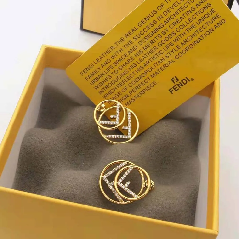 Fendi F is Fendi Earrings Gold for Women in Colored Necklace Fendi F is Fendi Earrings Gold for Women in Colored Necklace