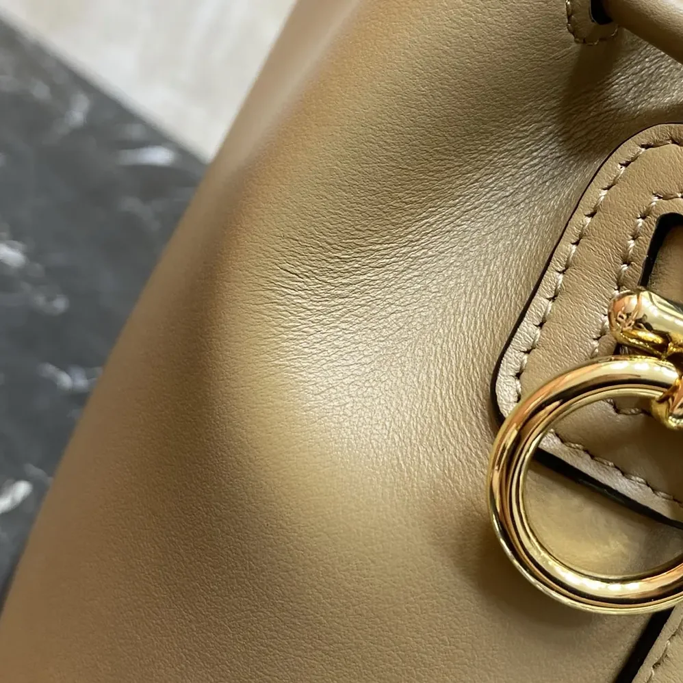Fendi Mon Tresor Cappuccino Leather Mini for Women in bag