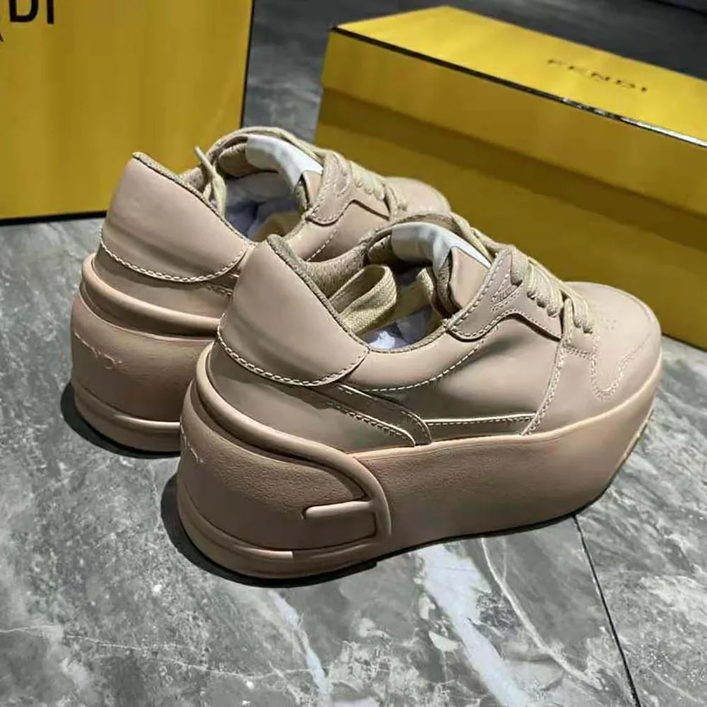 Fendi Fashion Show Pink Leather Low for Women in Tops Fendi Fashion Show Pink Leather Low for Women in Tops