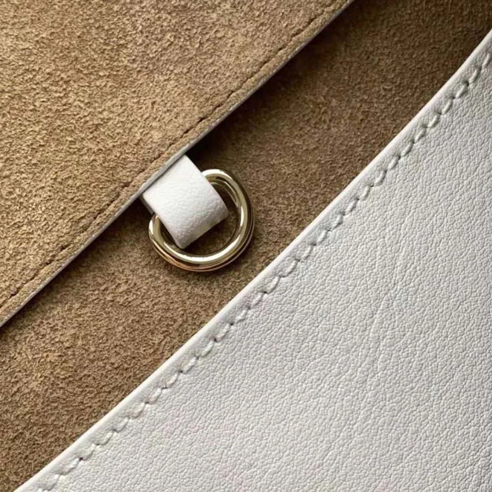 Loewe Hammock Nugget Bag in Nappa Calfskin for Women in White Loewe Hammock Nugget Bag in Nappa Calfskin for Women in White
