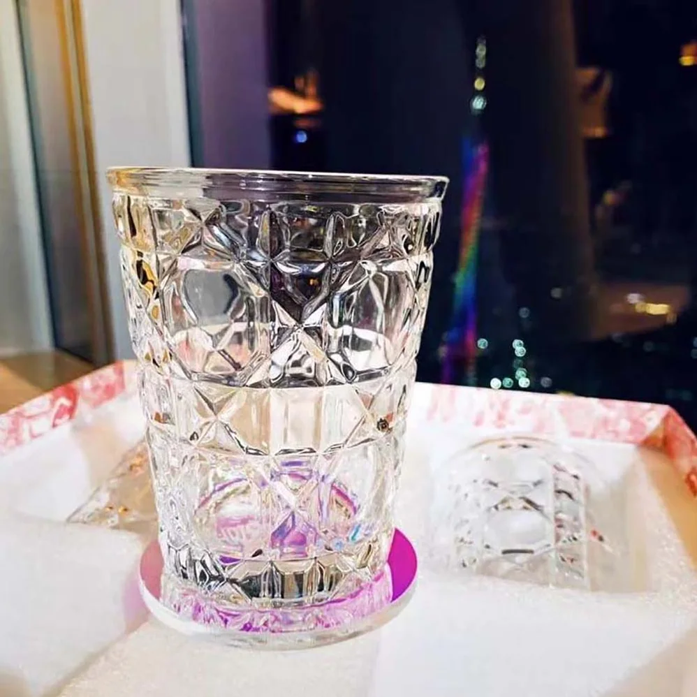 Dior Water Glass Transparent Cannage for Unisex Dior Water Glass Transparent Cannage for Unisex