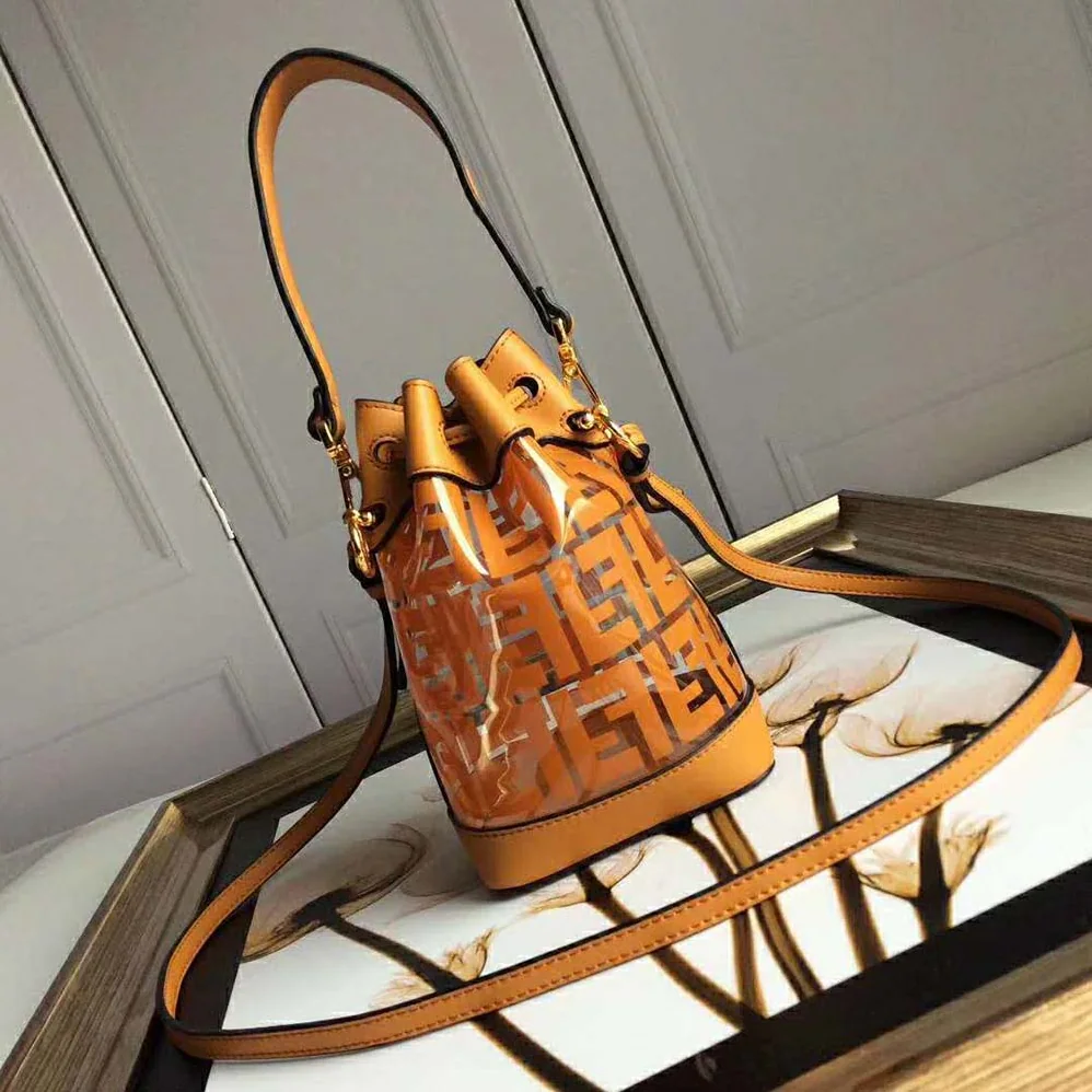 Fendi MON TRESOR PU Mini-Bag for Women in Orange Fendi MON TRESOR PU Mini-Bag for Women in Orange
