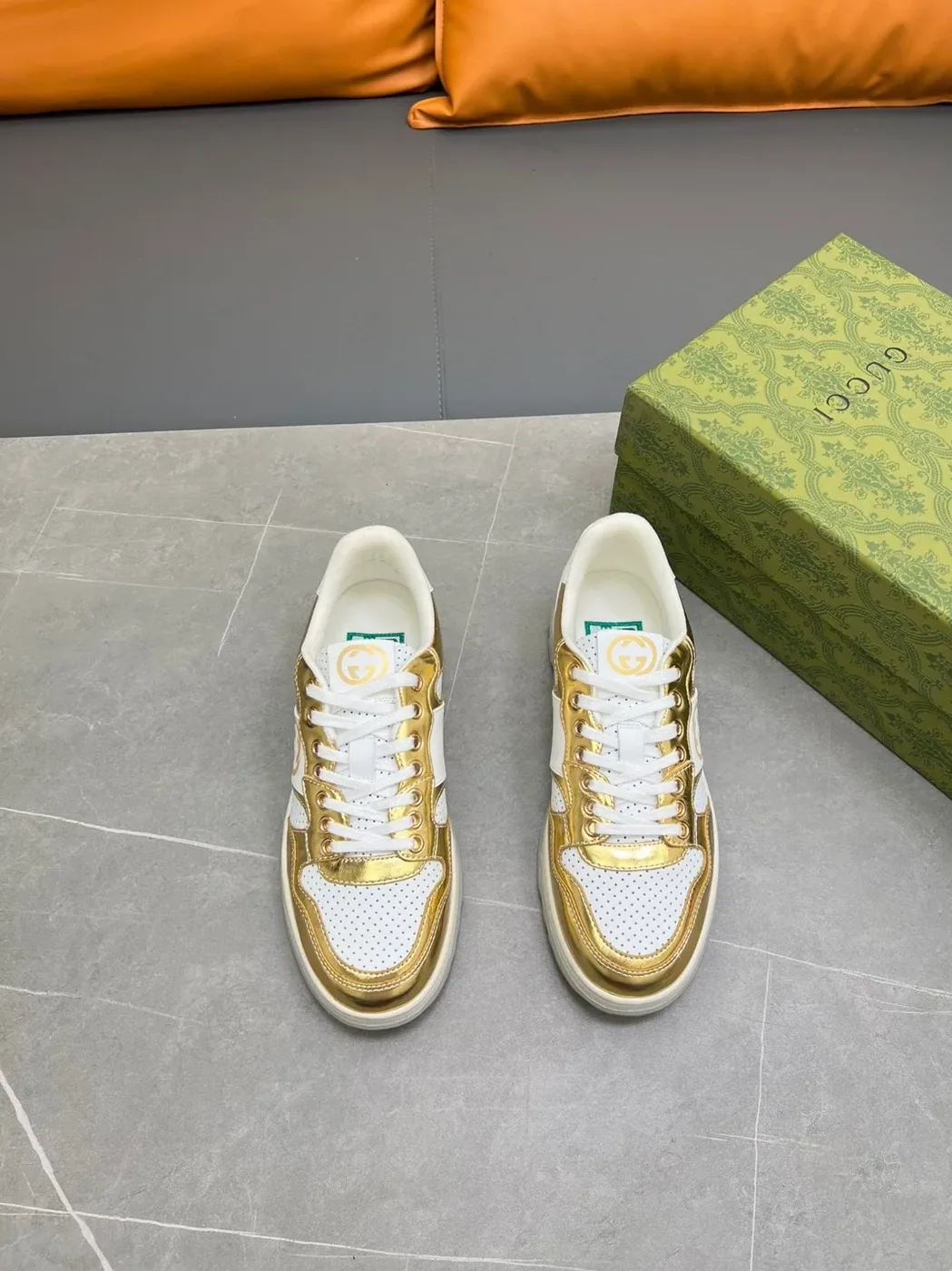 Gucci Mac80 Sneaker Gold Gucci Mac80 Sneaker Gold