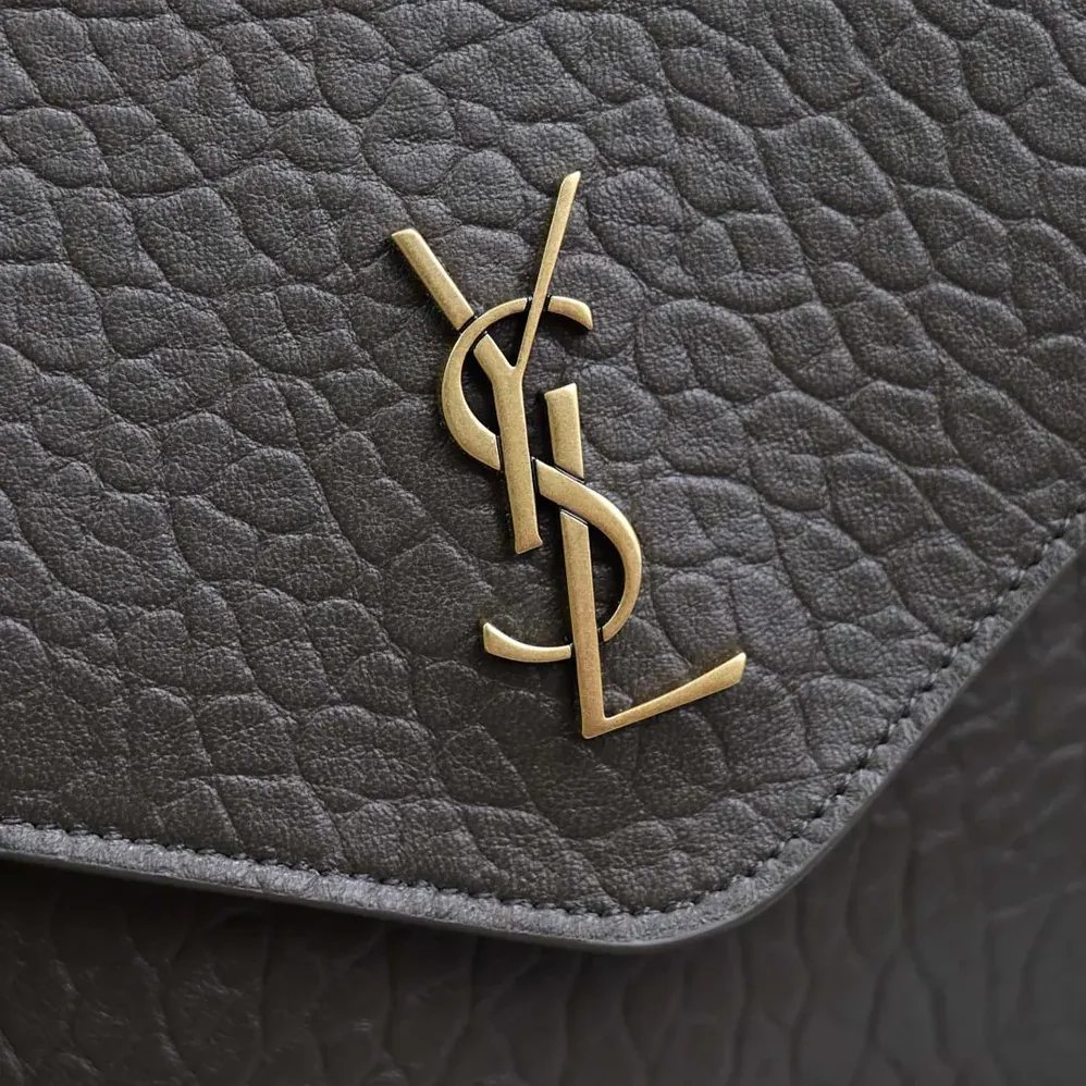 Saint Laurent YSL Cassandre XXL Envelope Pouch On Chain In Lambskin 35cm for Women