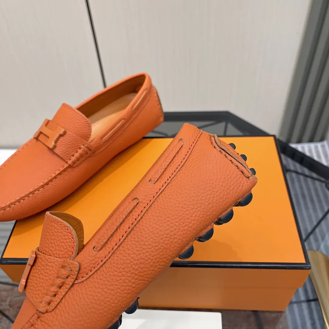 Hermes Irving Loafer Orange Hermes Irving Loafer Orange