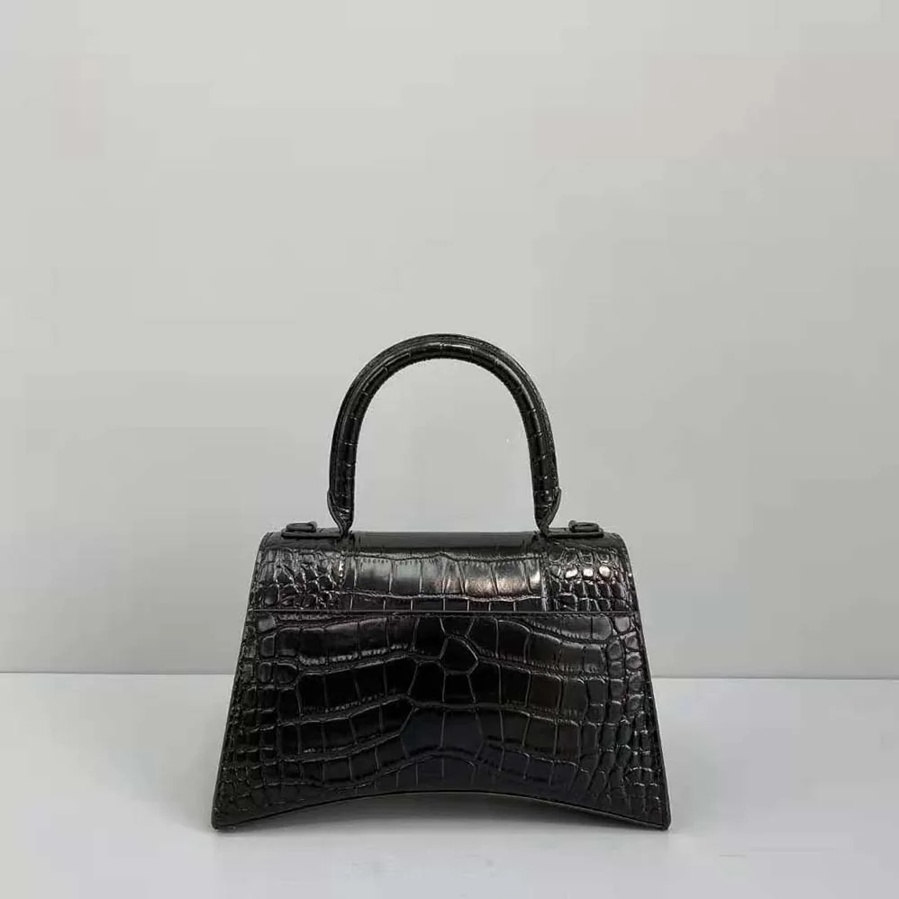 Balenciaga Hourglass Small Top Handle Bag for Women in Black
