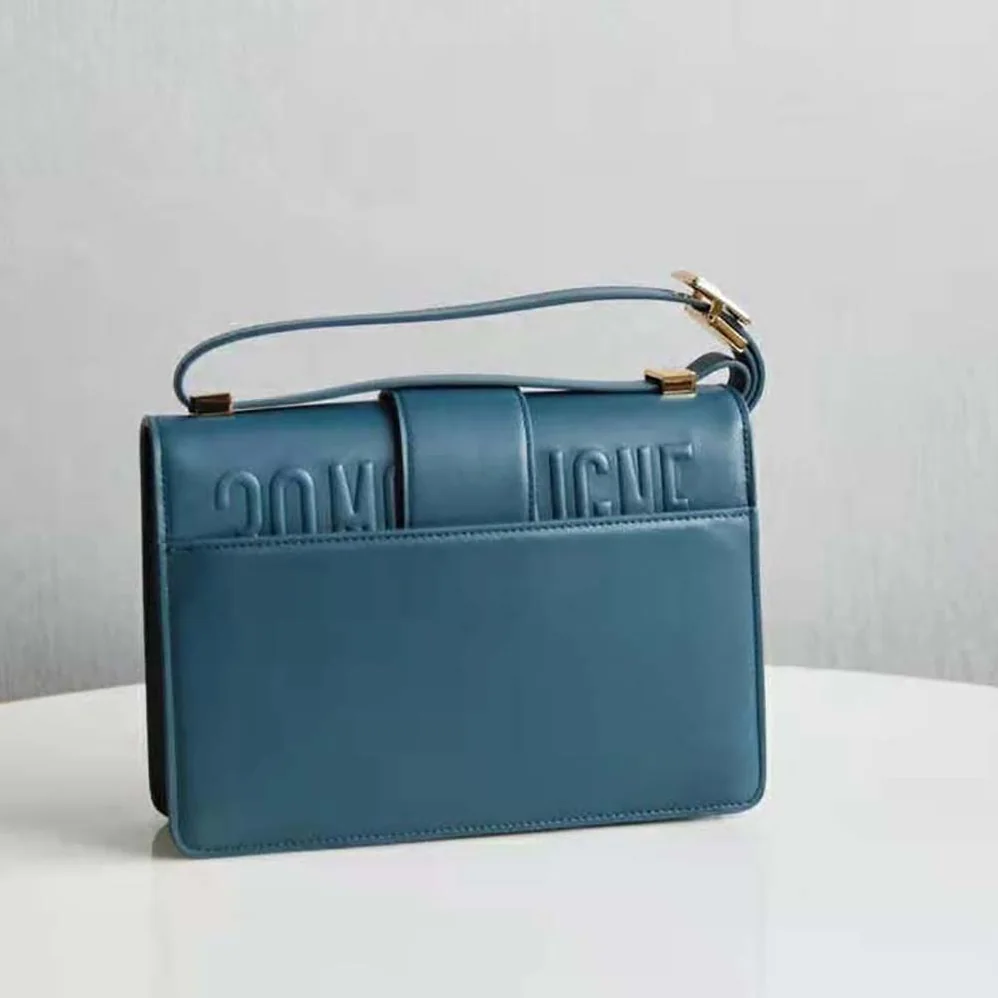 Dior 30 Montaigne Bag Box Calfskin for Women in Navy Dior 30 Montaigne Bag Box Calfskin for Women in Navy