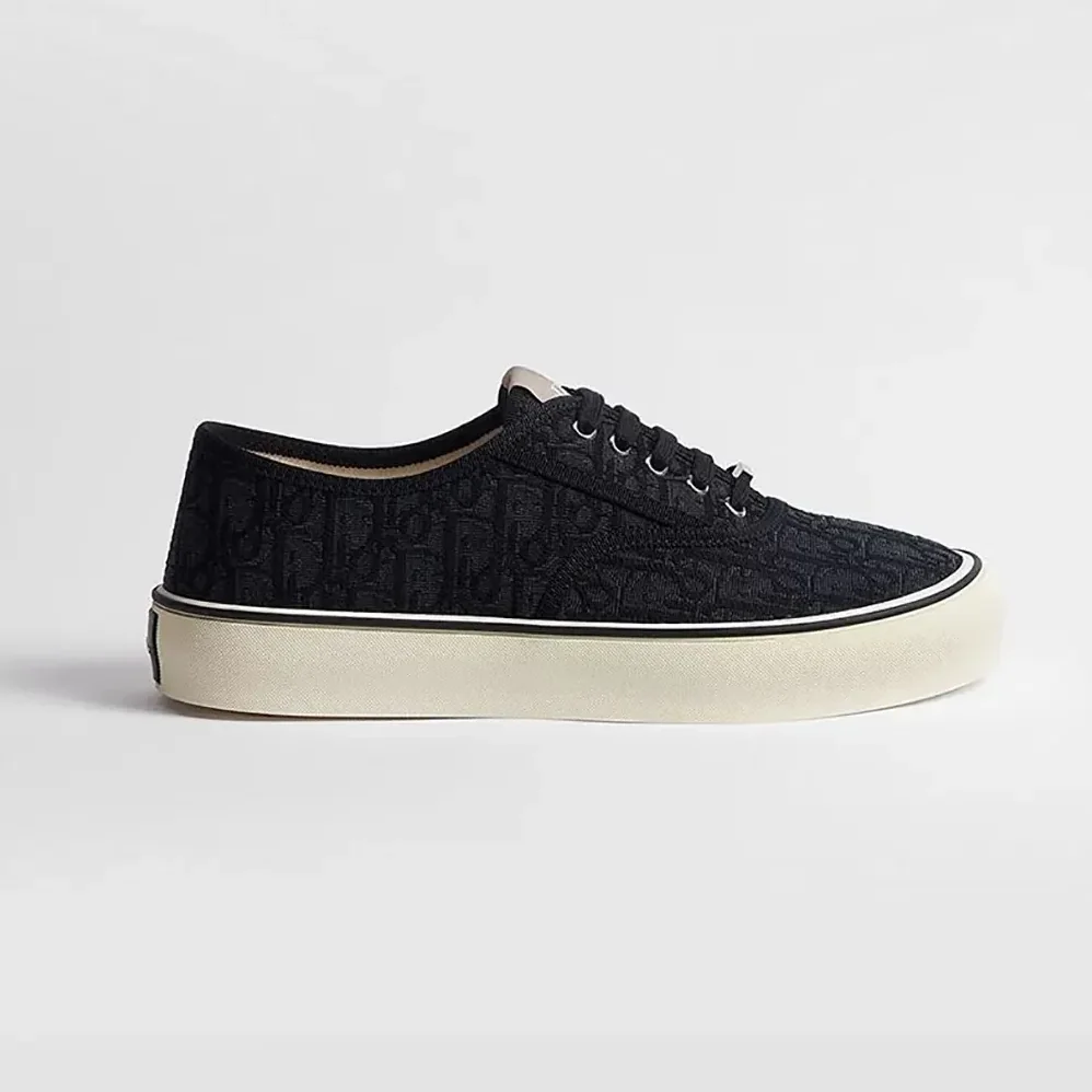Dior Saltwind Sneaker Black Dior Oblique Jacquard for Unisex
