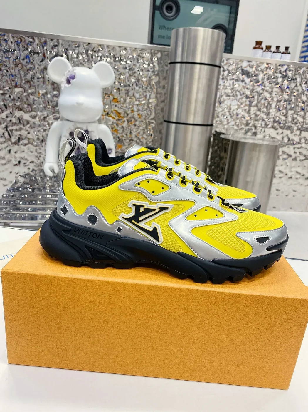 Louis Vuitton LV Runner Tatic Sneaker Yellow for Men Louis Vuitton LV Runner Tatic Sneaker Yellow for Men