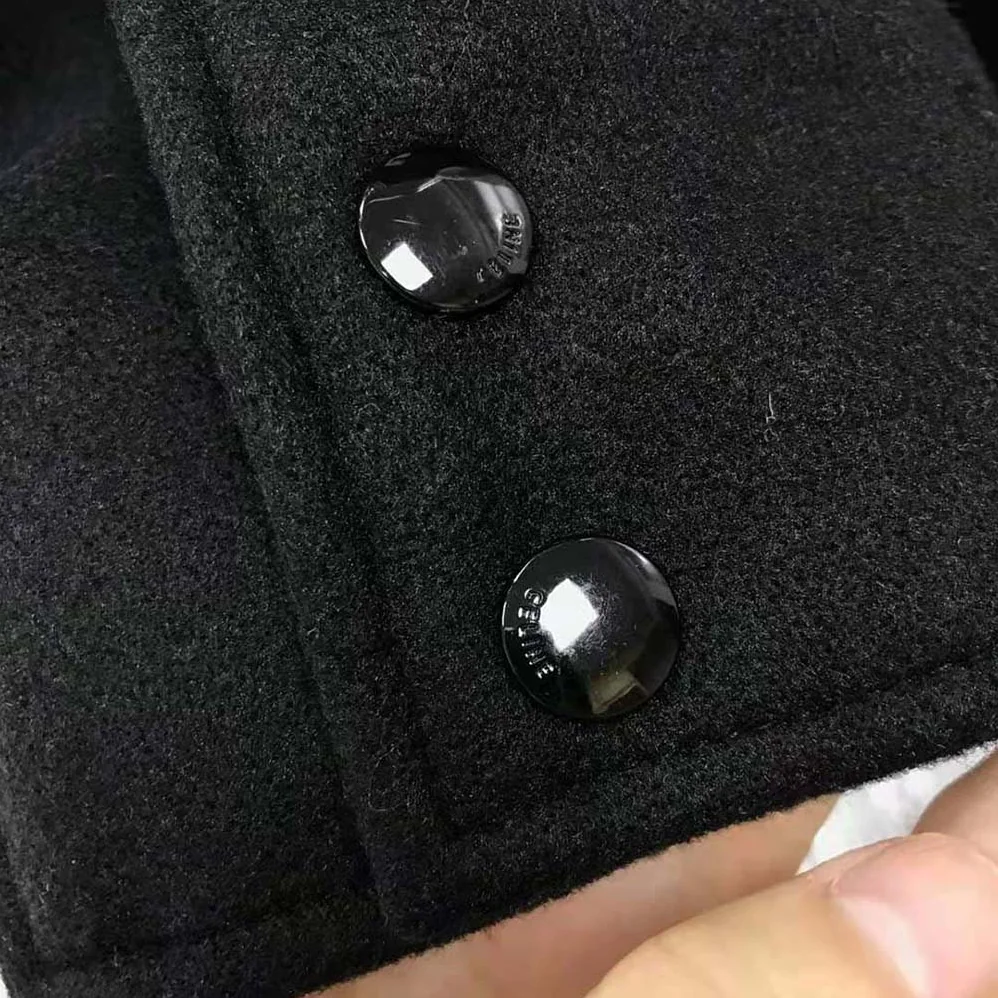 Celine Oversized Wool Varsity Jacket for Women in Black Celine Oversized Wool Varsity Jacket for Women in Black