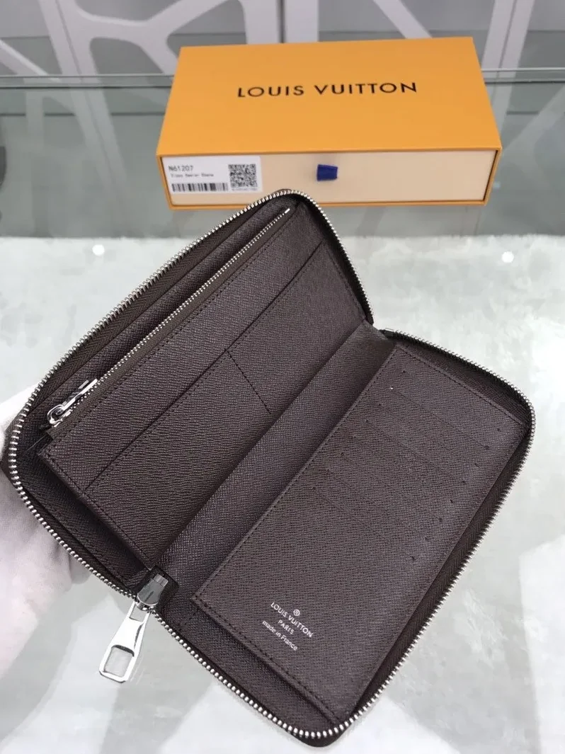 Louis Vuitton Zippy Wallet Vertical Wallet Damier Ebene Canvas Louis Vuitton Zippy Wallet Vertical Wallet Damier Ebene Canvas