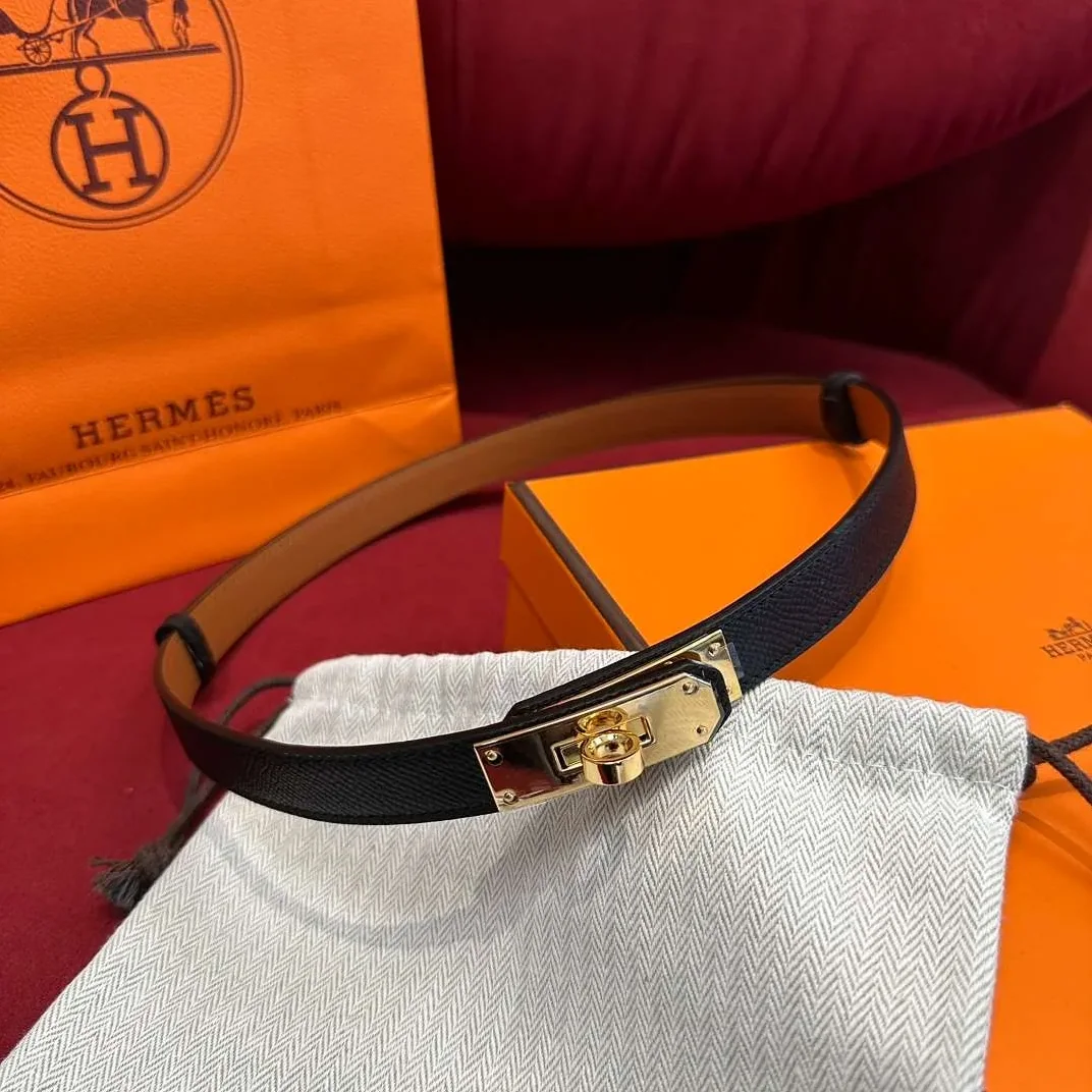 Hermes Kelly 18 Belt Black Hermes Kelly 18 Belt Black