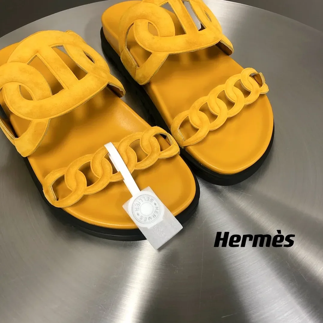 Hermes Extra Sandal Yellow Hermes Extra Sandal Yellow