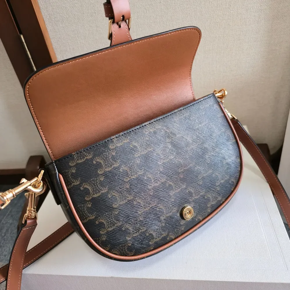 Celine Folco Shoulder Bag in Triomphe Canvas and Calfskin for Women Celine Folco Shoulder Bag in Triomphe Canvas and Calfskin for Women