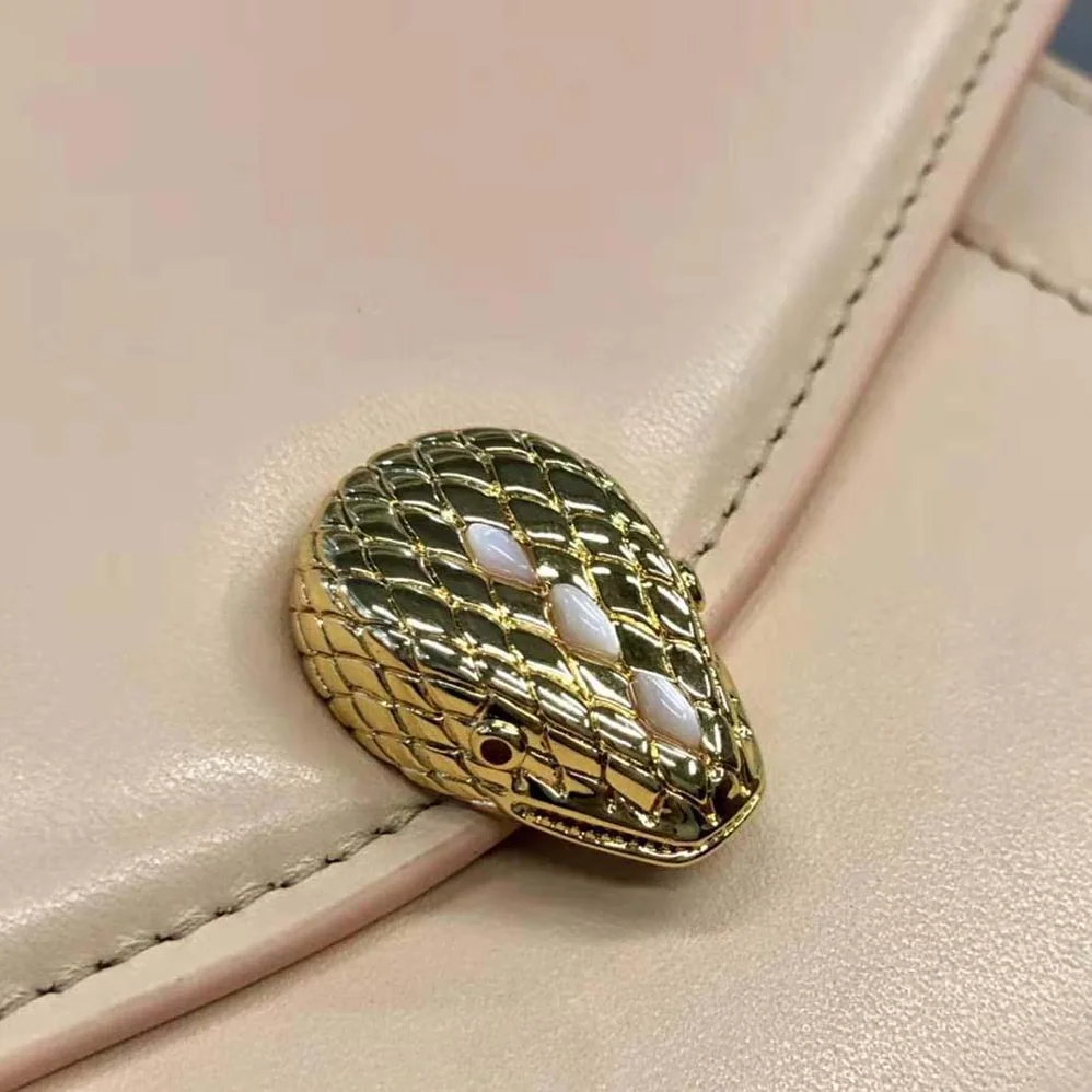 Bvlgari Serpenti Forever Top Handle Bag in Nappa Leather for Women in Pink Bvlgari Serpenti Forever Top Handle Bag in Nappa Leather for Women in Pink