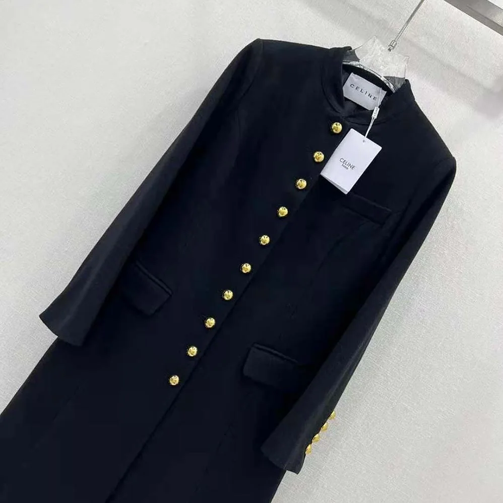 Celine Military Coat in Wool Cloth for Women Celine Military Coat in Wool Cloth for Women