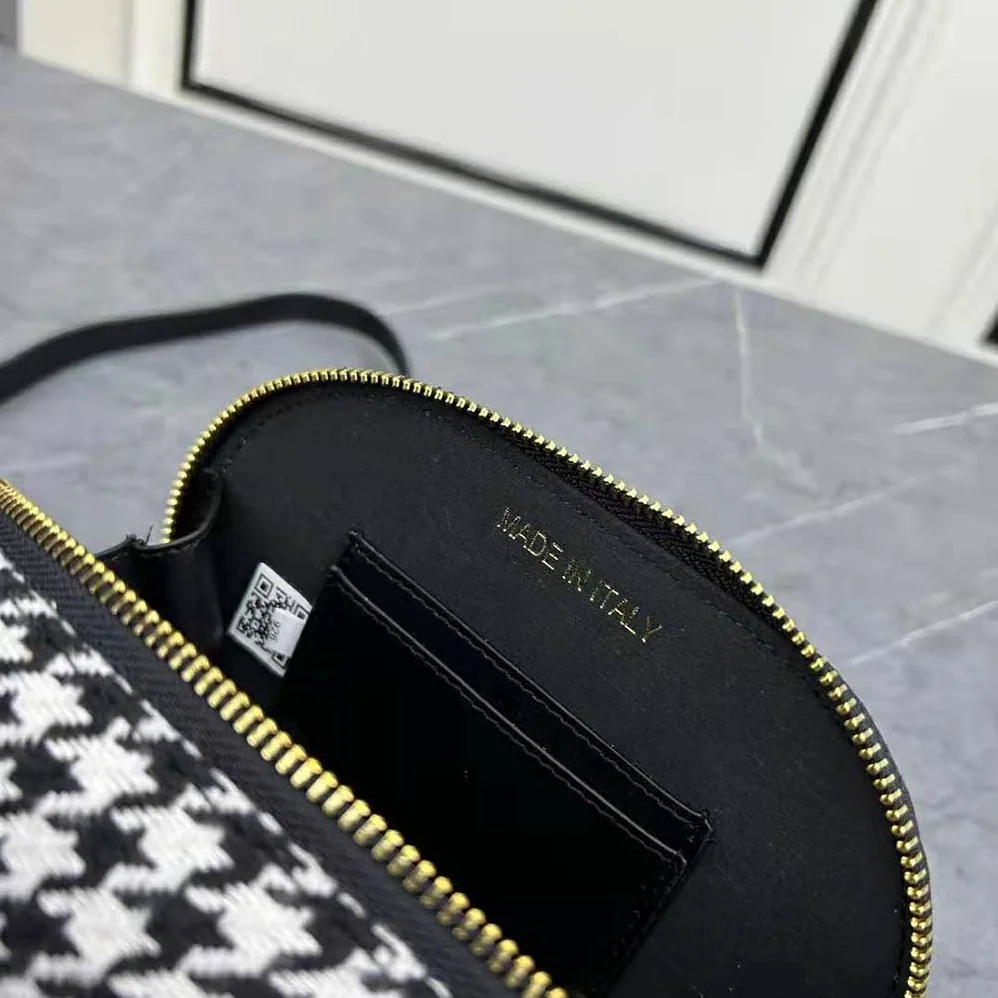 Dior CD Signature Oval Camera Bag Black CD for Women in Embossed Signature Calfskin Dior CD Signature Oval Camera Bag Black CD for Women in Embossed Signature Calfskin
