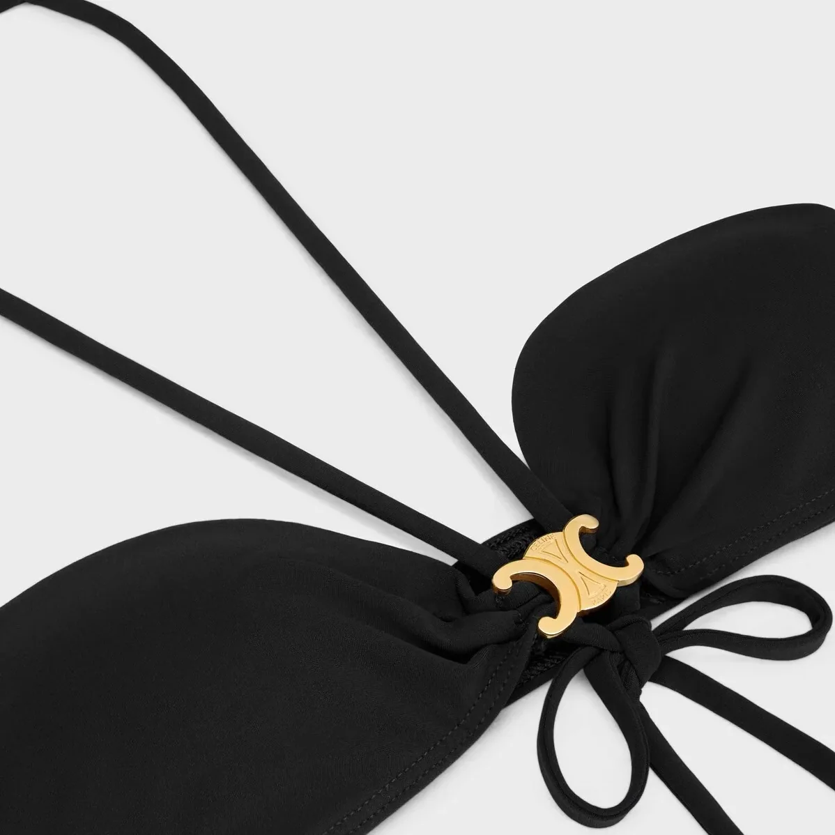 Celine Triomphe Balconette Bikini Black Celine Triomphe Balconette Bikini Black