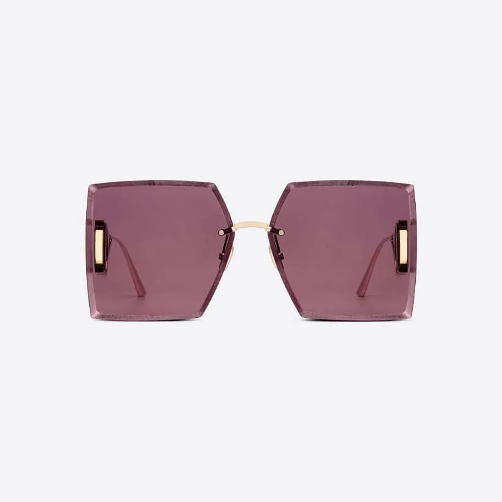 Dior 30Montaigne S7U Burgundy Square Sunglasses for Women