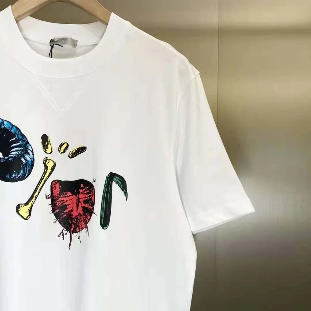 Dior Oversized Cactus Jack Dior T for Men in shirt White Cotton Jersey Dior Oversized Cactus Jack Dior T for Men in shirt White Cotton Jersey