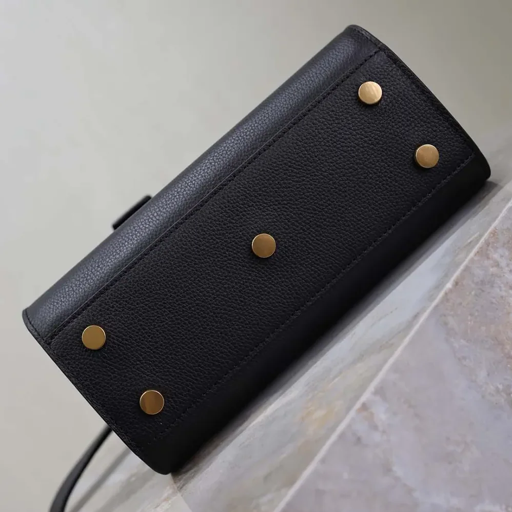 Saint Laurent YSL Nano Sac De Jour In Supple Grained Leather for Women in Black Saint Laurent YSL Nano Sac De Jour In Supple Grained Leather for Women in Black