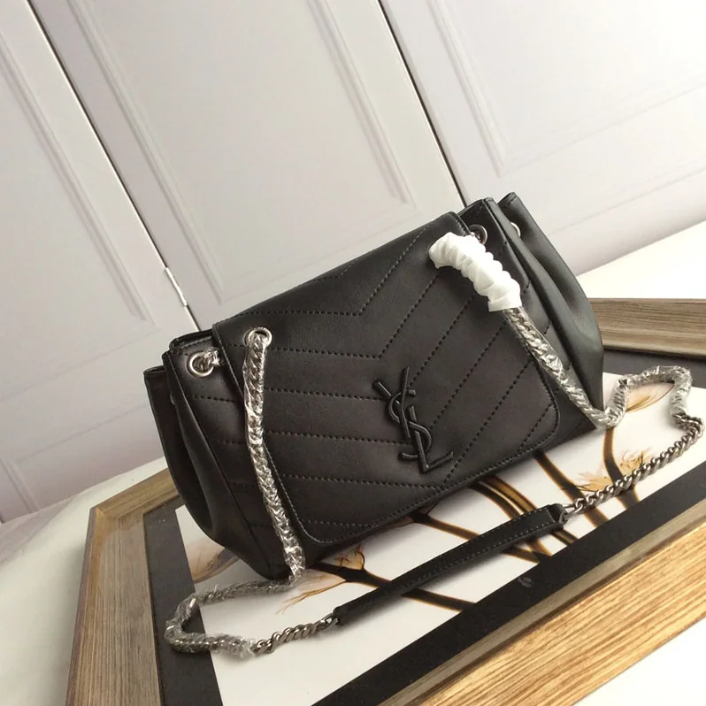 Saint Laurent YSL Nolita Small Bag Vintage Leather for Women in Black