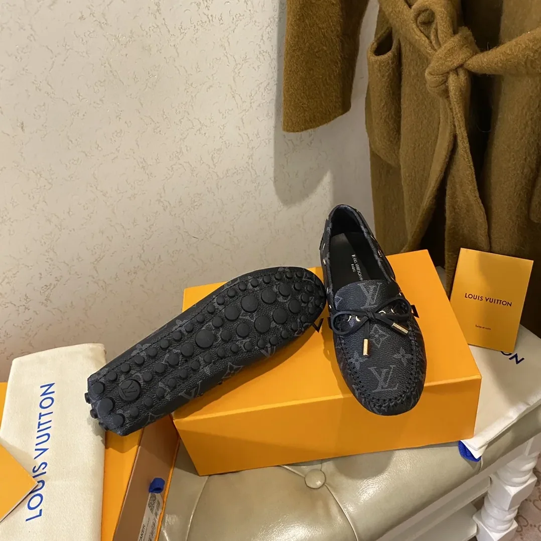 Louis Vuitton Gloria Flat Loafer Brown Louis Vuitton Gloria Flat Loafer Brown