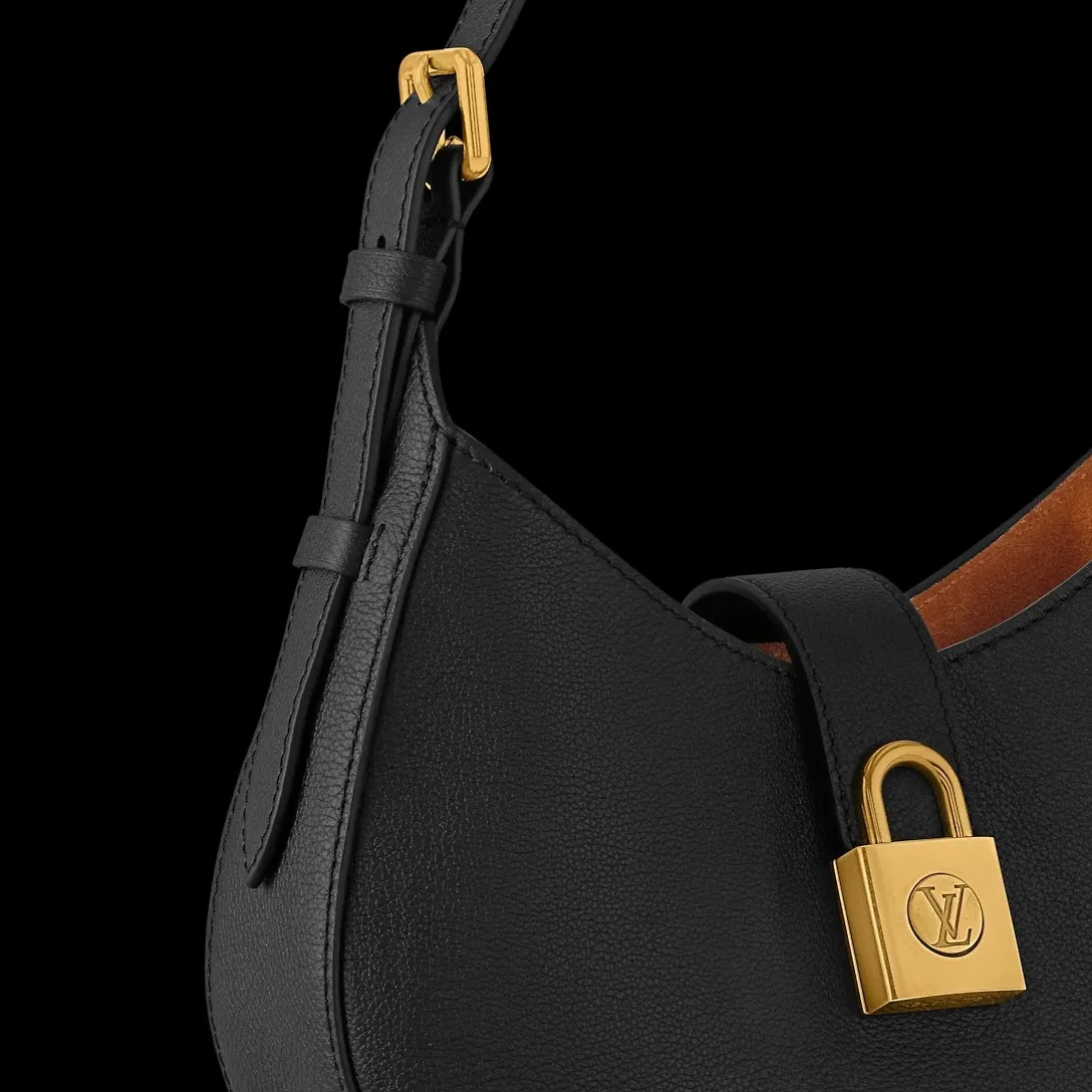 Louis Vuitton Low Key Shoulder Bag Black 10 Inches/
